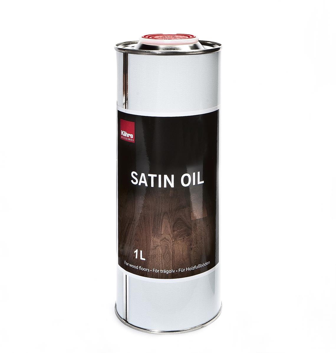 Olio di cura e prima manutenzione Kahrs SATIN OIL lattina da LT1 - Eternal Parquet