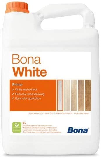 5LT di Bona White - Fondo acrilico poliuretanico pigmentato bianco, sbianca il pavimento prima della vernice