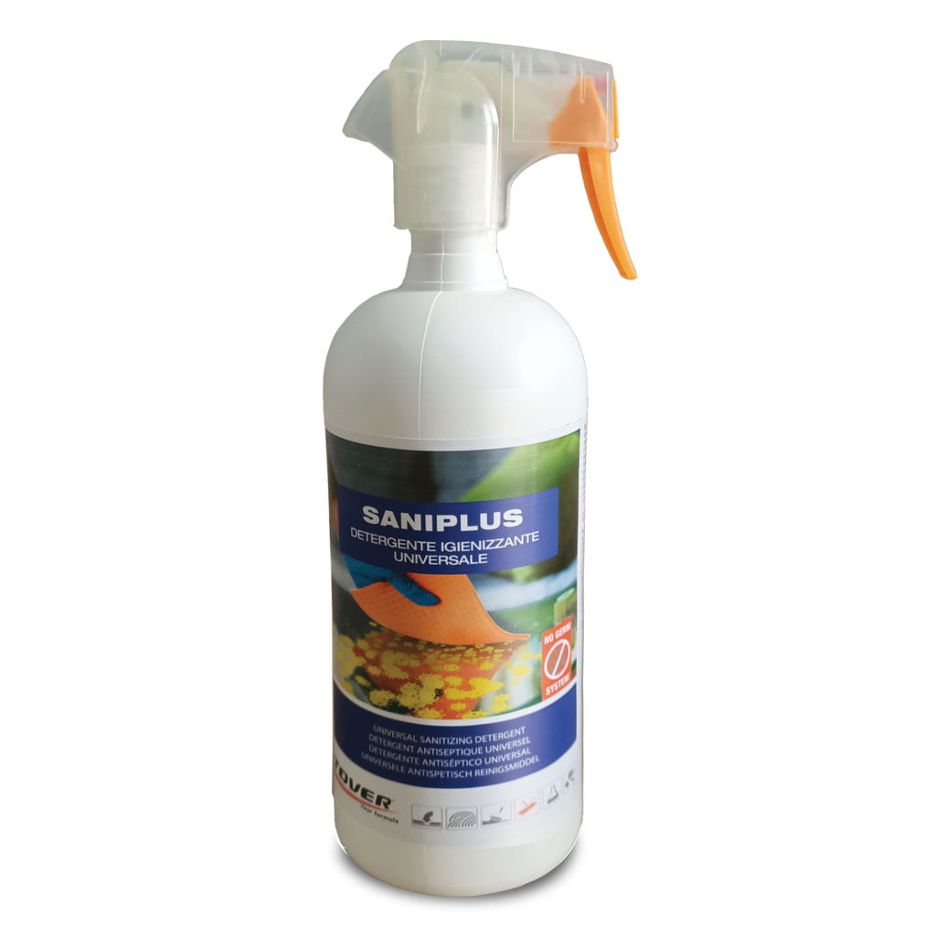 1LT&5LT Saniplus Detergente igienizzante per tutte le superfici. Antibatterico Sanificante - Eternal Parquet