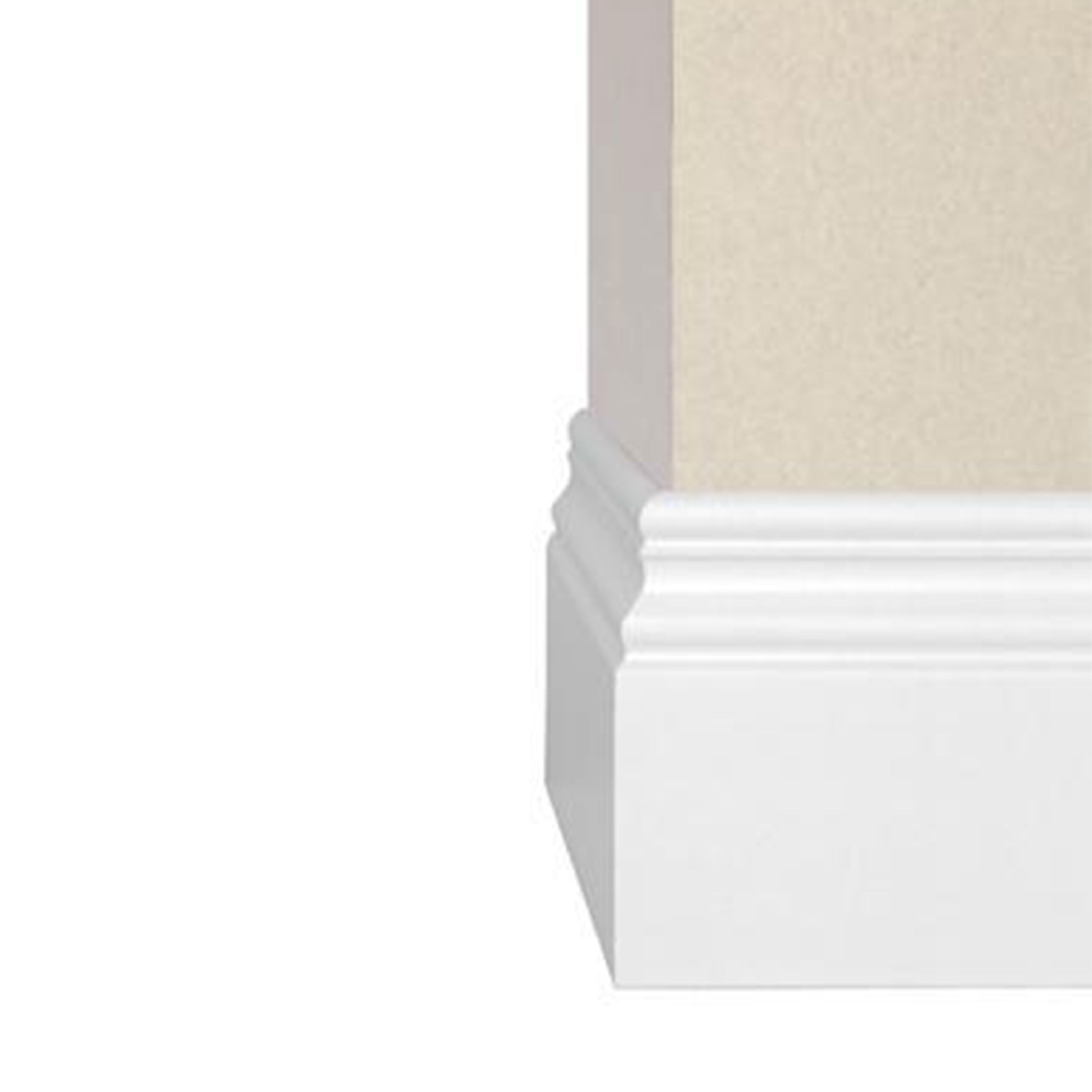 BATTISCOPA laccato bianco in legno ZOCCOLINO MASSELLO DUCALE 100X13 (prezzo al ML) Eternal Parquet