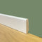 BATTISCOPA Squadrato BASSO laccato bianco su multistrato di legno 40X10 (prezzo al ML) - Eternal Parquet