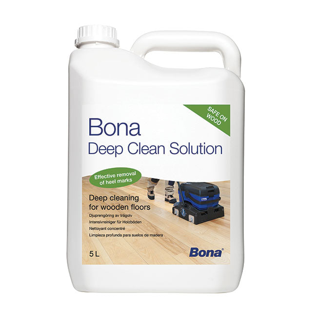 Bona Deep Clean W Solution  5L detergente concentrato per la pulizia di parquet verniciati e oliati - Eternal Parquet