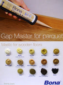 bona Gap Master stucco elastico nei colori dei vari legnami, per stuccare parquet battiscopa - Eternal Parquet