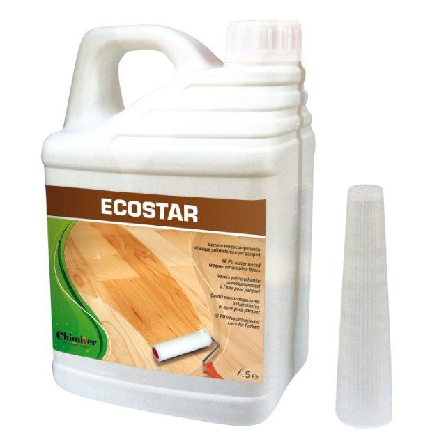 Ecostar vernice all'acqua per parquet ottima resistenza al calpestio 5Lt Chimiver - Eternal Parquet