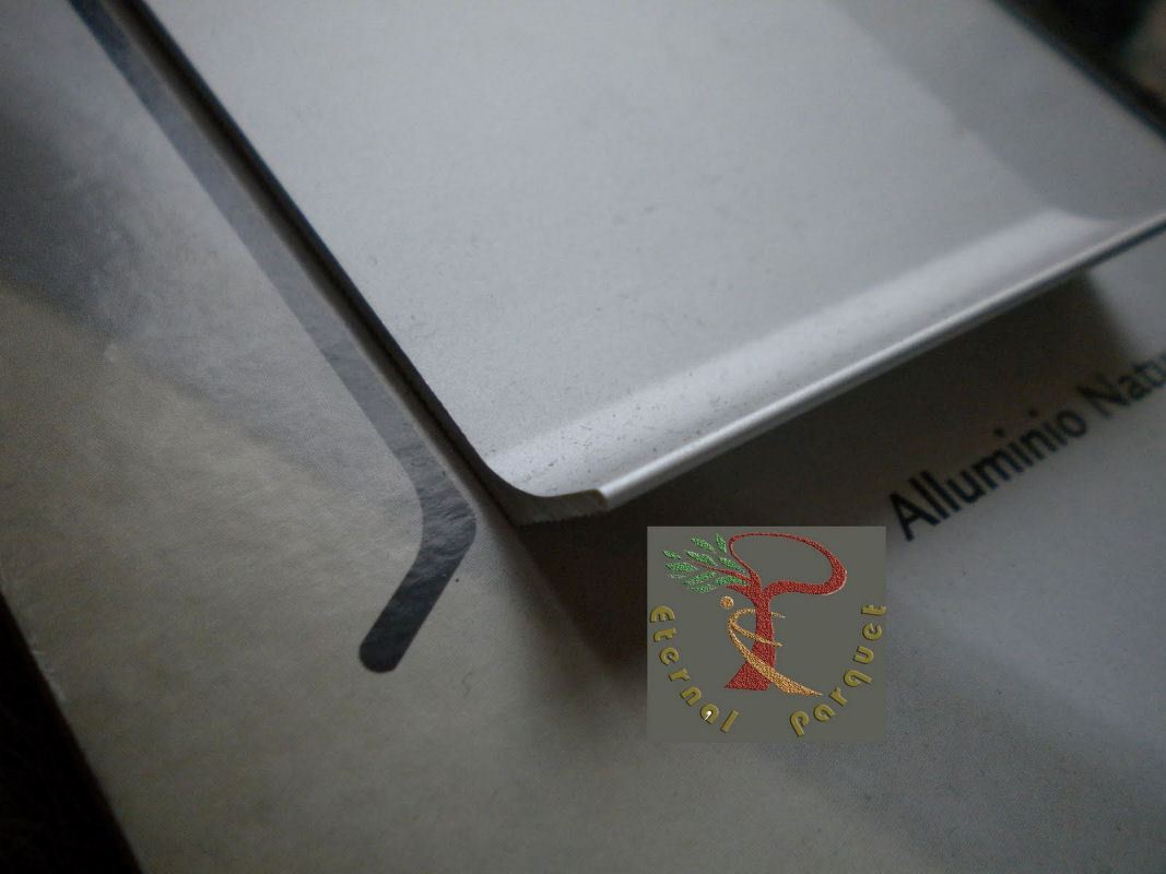 Battiscopa Alluminio Argentato 60X11 + accessori pacco da 100 metri lineari - Eternal Parquet