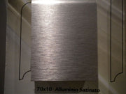 Zoccolino 100 METRI LINEARI BATTISCOPA RIVESTITO ALLUMINIO 70X10 - Eternal Parquet