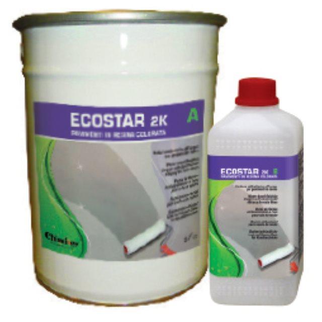 Ecostar 2K vernice per pavimenti in resina colorata bicomponente 5L+0.5L - Eternal Parquet