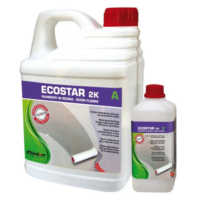 Ecostar 2K vernice antibatterica per pavimenti in resina 5L+0.5L Chimiver - Eternal Parquet