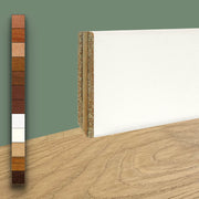 Battiscopa in legno Impiallacciato Squadrato dritto 80x10-13mm tutte le essenze - Eternal Parquet
