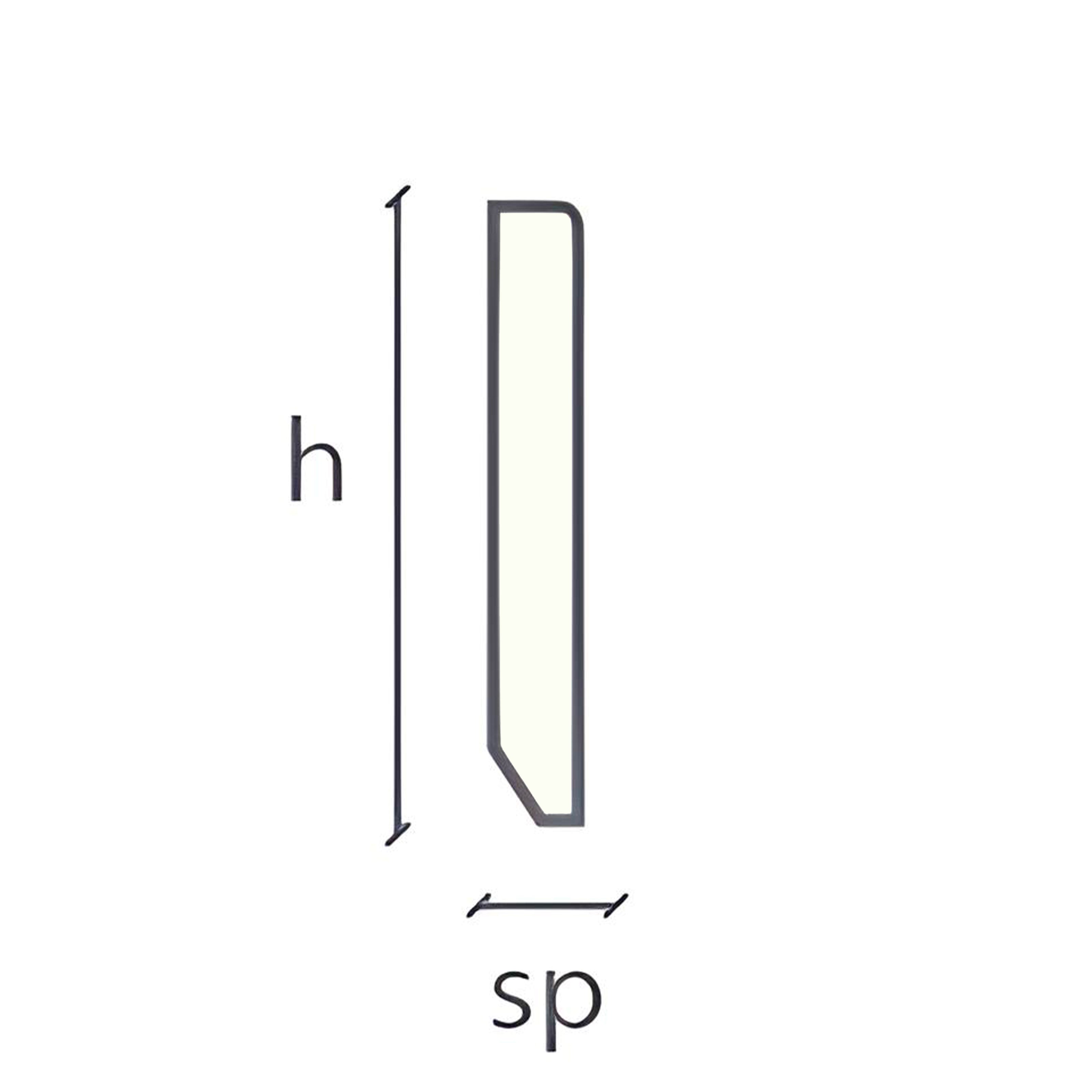 Battiscopa in MDF Elite Squadrato 80-180x13-16mm LACCATO Bianco, RAL9010 o grezzo - Eternal Parquet
