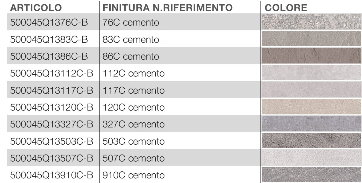 BATTISCOPA ZOCCOLINO 43X15 squadato moderno per pavimenti in RESINA MICROCEMENTO - Eternal Parquet