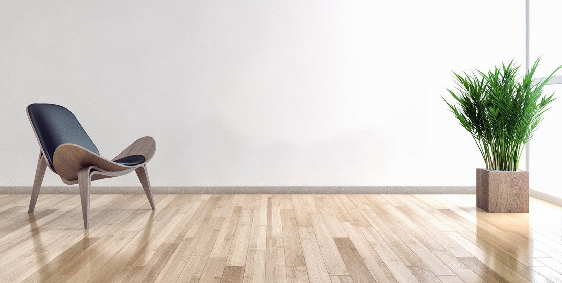 BATTISCOPA ZOCCOLINO 43X15 squadato moderno per pavimenti in RESINA MICROCEMENTO - Eternal Parquet