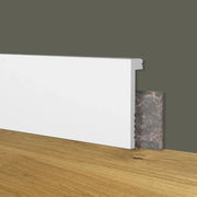 84ml bancale di Battiscopa coprimarmo copribattiscopa BIANCO 100x22x2000mm in POLIMERI - Eternal Parquet