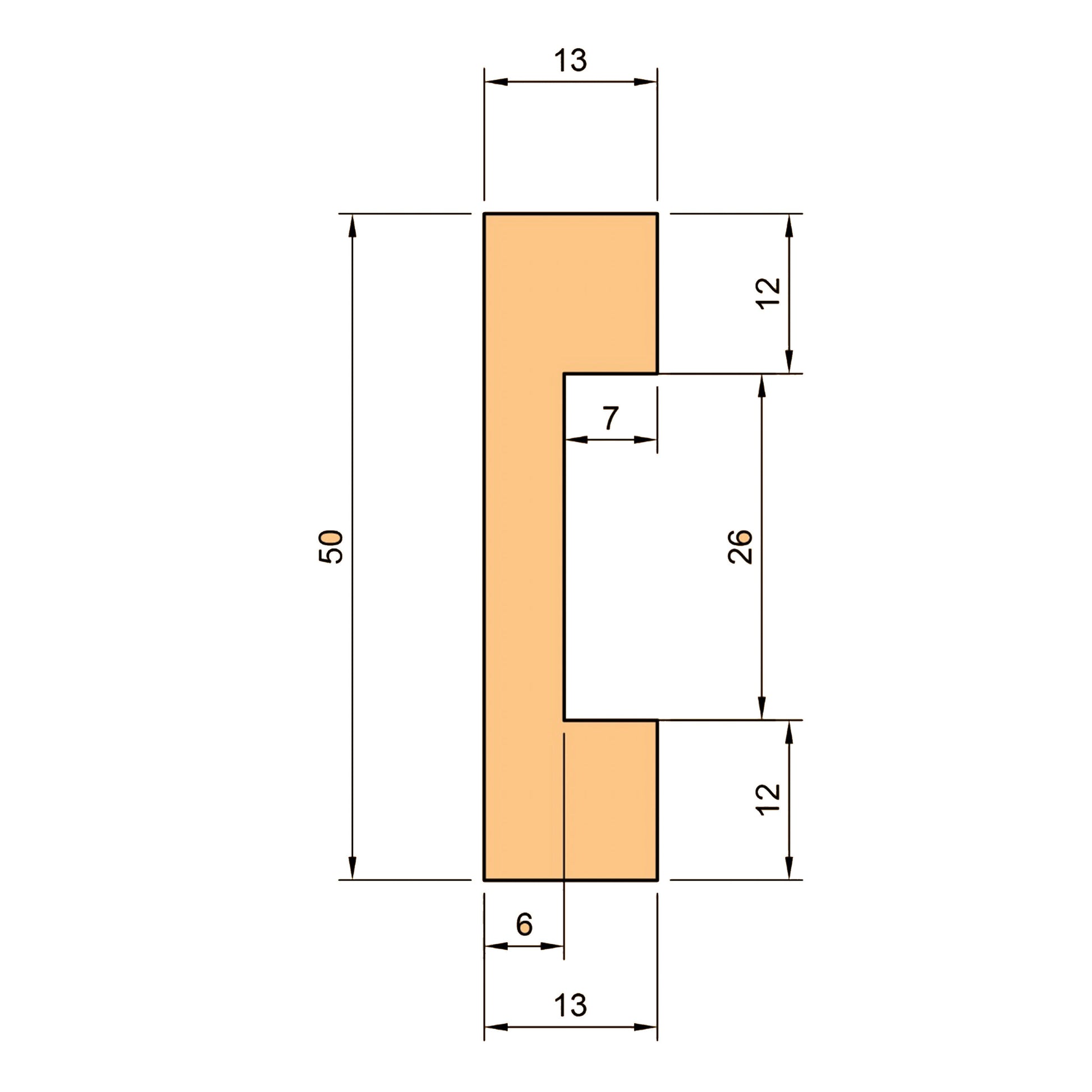 84ml bancale di Battiscopa SQUADRATO BIANCO Passacavo 50x13x2000mm in POLIMERI - Eternal Parquet