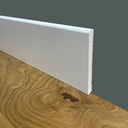 bancale da 96 metri lineari di BATTISCOPA ZOCCOLINO BC 100x10mm in FIBRA DI LEGNO COMPATTA BIANCO Eternal Parquet