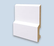 BATTISCOPA in legno MASSICCIO/MASSELLO ZOCCOLINO LONDON 150X18 laccato bianco - Eternal Parquet