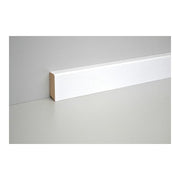 BATTISCOPA in legno ZOCCOLINO MASSICCIO/MASSELLO 40X10 Squadrato laccato bianco - Eternal Parquet