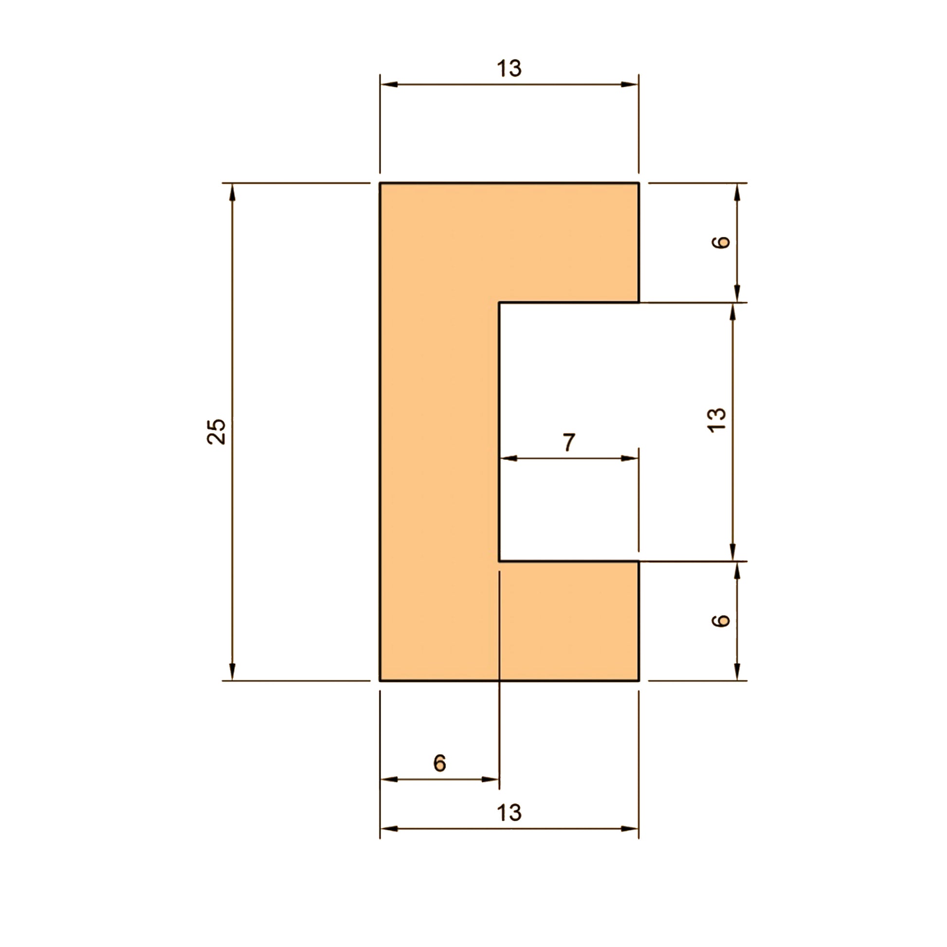 Battiscopa SQUADRATO BIANCO Passacavo bassissimo 25x13x2000mm in POLIMERI - Eternal Parquet