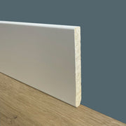 Battiscopa - zoccolini in Legno Massello alto squadrato - 120x13mm  Laccato Bianco - Eternal Parquet