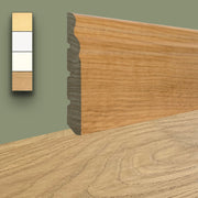 96ML di Battiscopa Ducale legno Massello Massiccio 95x13 in essenza RAL o ROVERE - Eternal Parquet