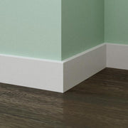 BATTISCOPA ZOCCOLINO in legno MASSELLO QUADRO SQUADRATO 80X14 BIANCO O GREZZO - Eternal Parquet