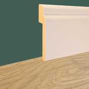 Coprimarmo Battiscopa Gran Ducale Fibra di legno 120X19mm Laccato bianco o ral 9010 - Eternal Parquet
