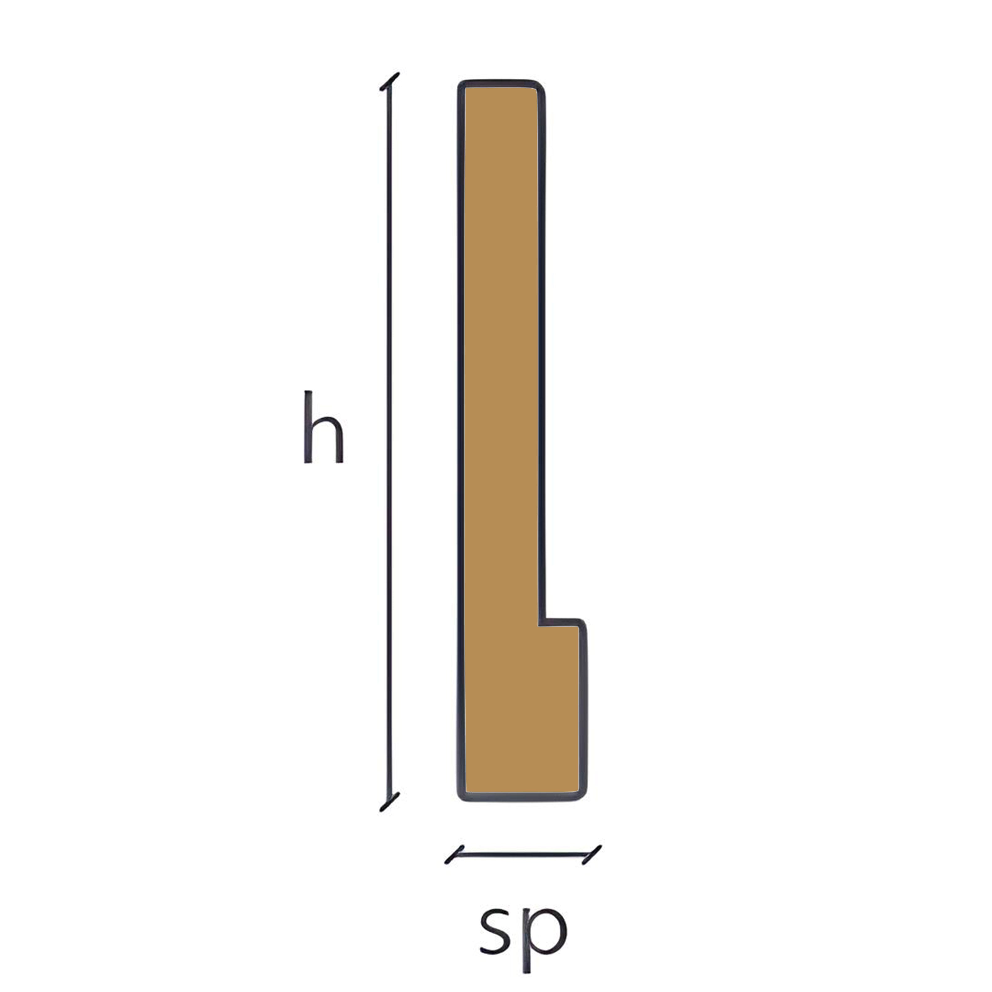 Battiscopa in LEGNO MASSELLO moderno CESAR 120X15mm laccato bianco o grezzo - Eternal Parquet