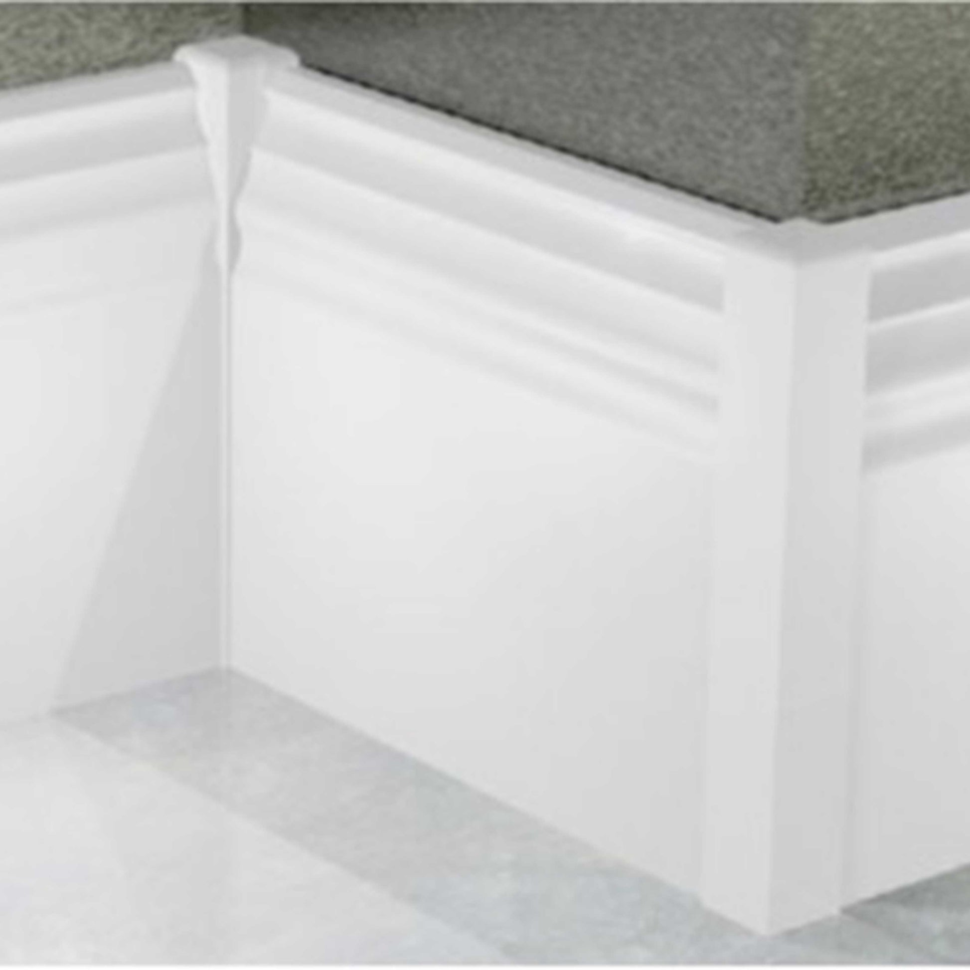 da 4,49€ml BATTISCOPA ZOCCOLINO in FIBRA DI LEGNO IONICO CLIP&GO 118X16 - RAL 9003-9010-1013 con clip e angoli - Eternal Parquet