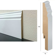 da 4,99€ml BATTISCOPA ZOCCOLINO in FIBRA DI LEGNO DUCALE PLUS 130X16 - RAL 9003-9010-1013 con possibilità  di  acquisto  anche di clip e angoli - Eternal Parquet