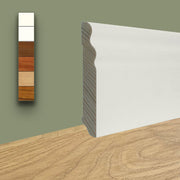battiscopa DUCALE in Legno massello 100x15 impiallacciato in essenza o bianchi RAL - Eternal Parquet