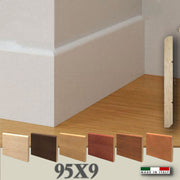 96ML BATTISCOPA legno MASSELLO AYOUS ALTO BECCO DI CIVETTA 95X9 - Eternal Parquet