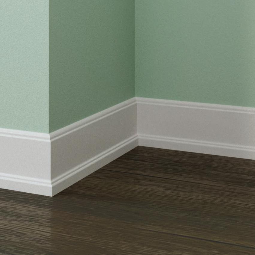 BATTISCOPA in legno Zoccolino MASSELLO ALTO MOD. MILANESE 80X12 VARI COLORI - Eternal Parquet