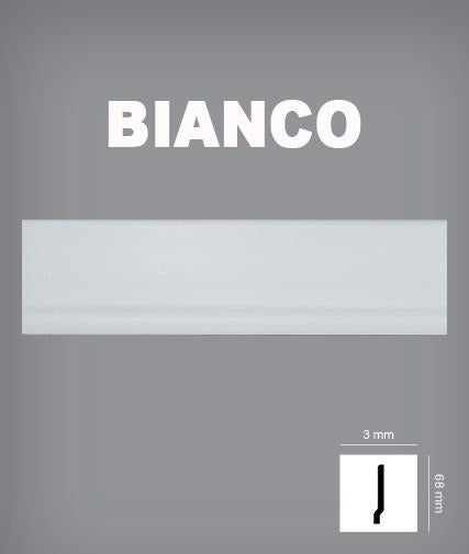 Battiscopa in polistrutturato inscalfibile 11 colori 68X3 M/L 50 - Eternal Parquet