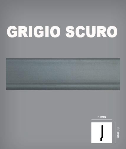 Battiscopa in polistrutturato inscalfibile 11 colori 68X3 M/L100 - Eternal Parquet