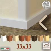 Paraspigolo profilo angolare Salvangoli ad Elle Legno massiccio di AYOUS 33x33 - Eternal Parquet