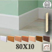 100ML BATTISCOPA ZOCCOLINO multistrato impiallacciato 80X10 varie essenze - Eternal Parquet