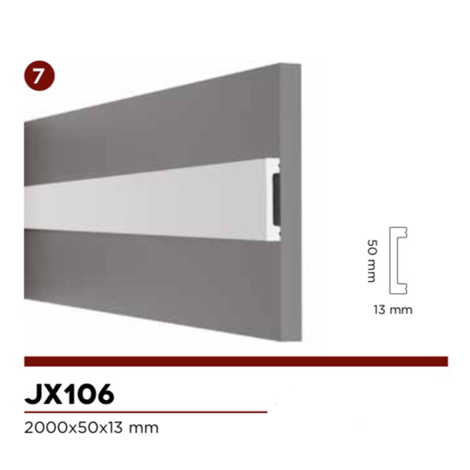 5,5mq di Boiserie in Duropolimero Polistrutturato Mod.Boston parete intera 2x2,7mt - Eternal Parquet