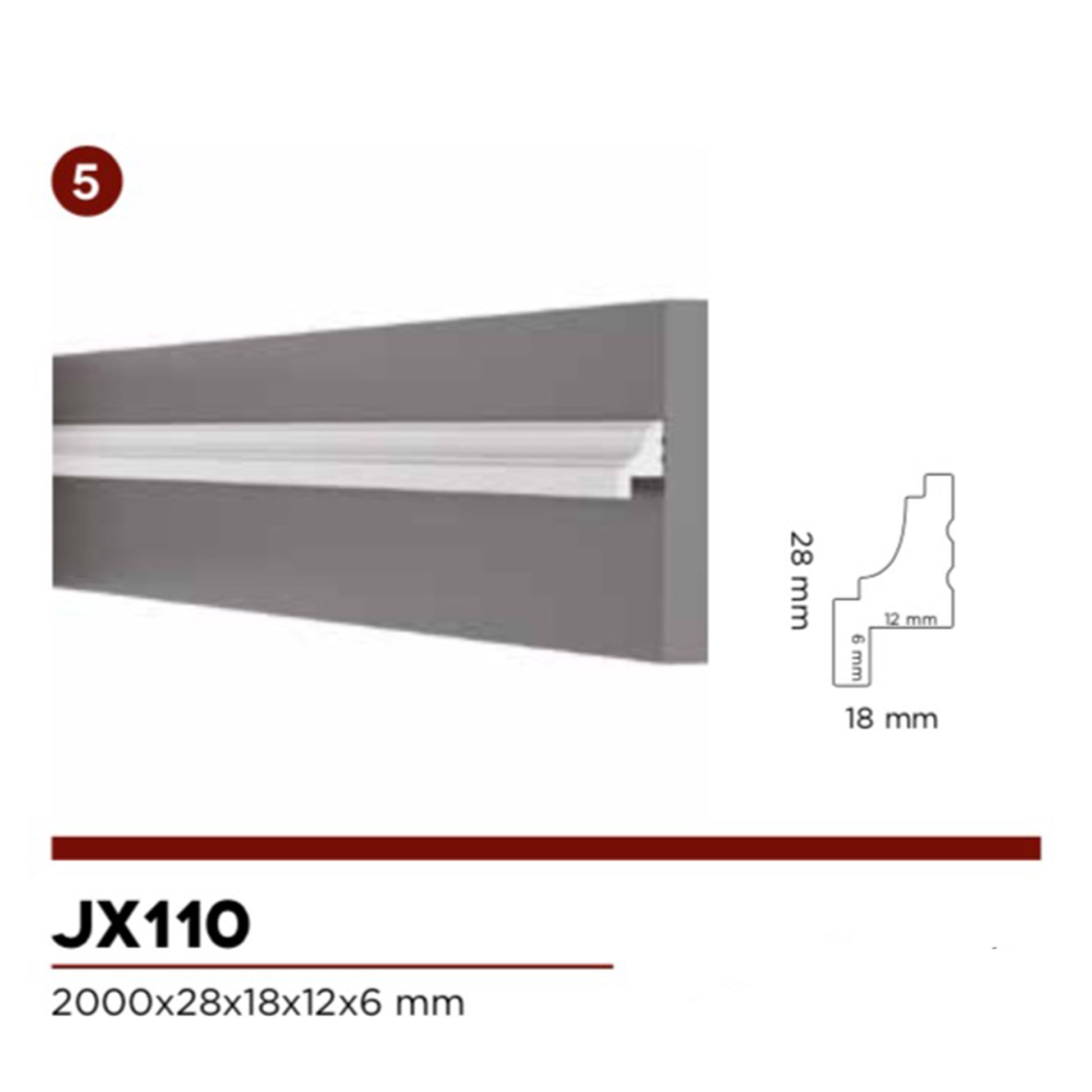 5,5mq di Boiserie in Duropolimero Polistrutturato Mod.Boston parete intera 2x2,7mt - Eternal Parquet