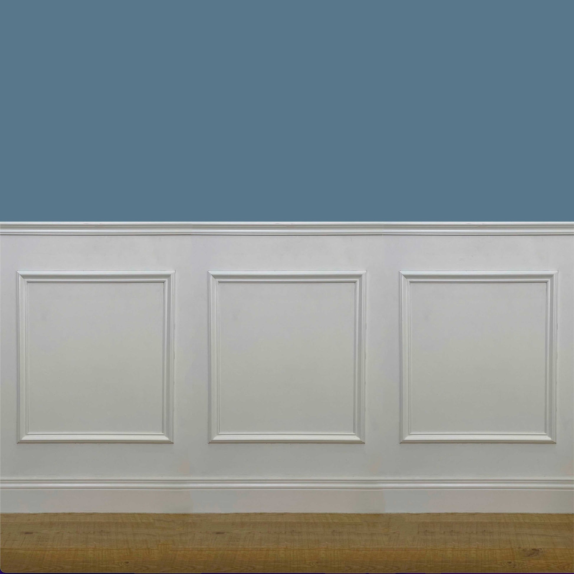 barra da 2 metri lineari di profilo TORO CLASSICO per Boiserie in legno MASSICCIO di Ayous laccato bianco - Eternal Parquet