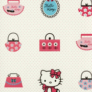 €0,94 al mq  - Rotolo da 5,3mq di Carta da Parati TNT alta qualità  HELLO KITTY - Eternal Parquet