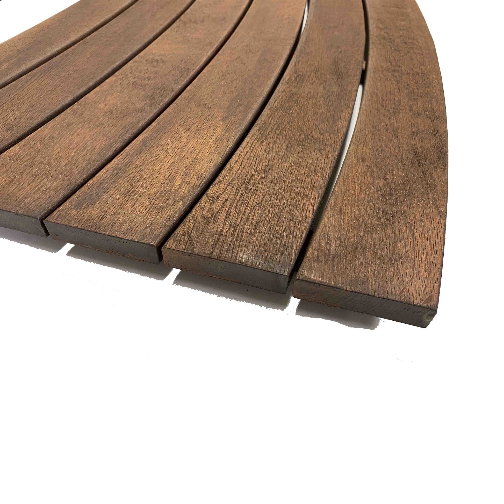 STOCK - 49.90mq - Decking ONDA RIVA in massello di Turkey Oak, moduli inclusa sottostruttura e trattamento - Eternal Parquet