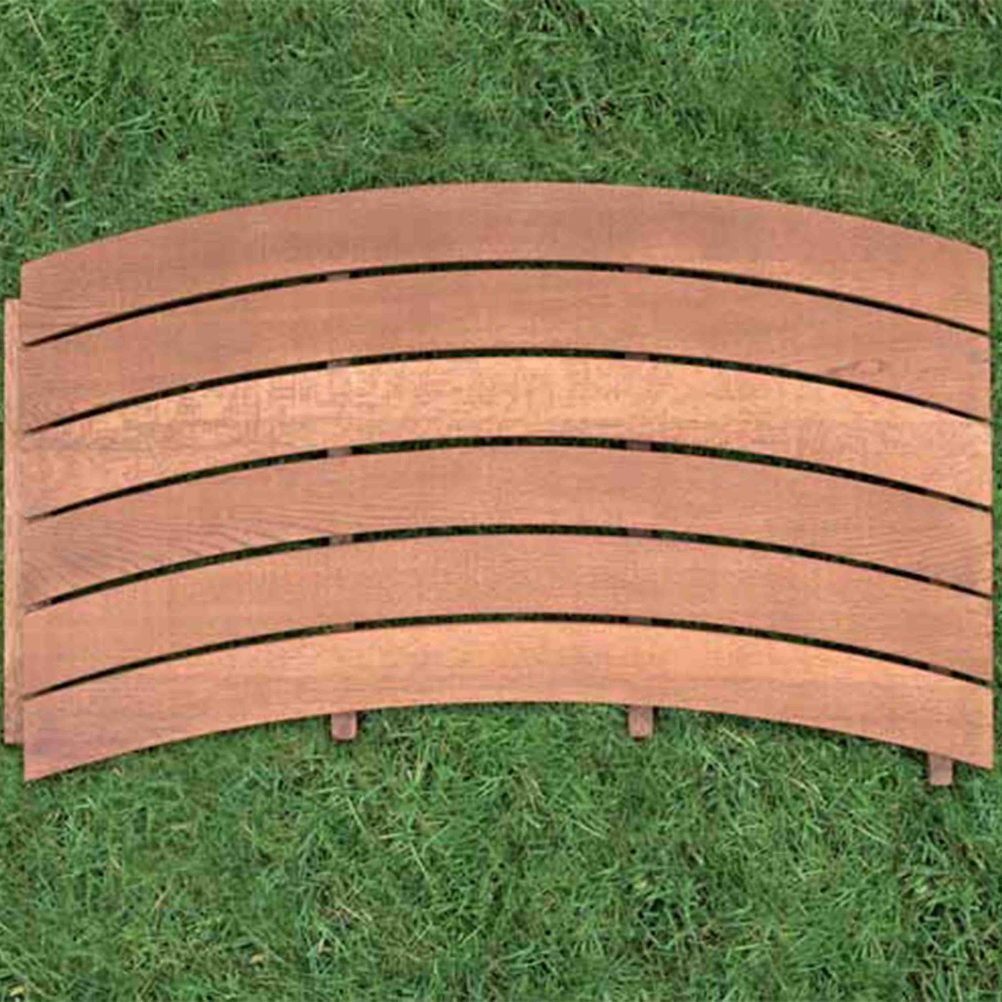STOCK - 49.90mq - Decking ONDA RIVA in massello di Turkey Oak, moduli inclusa sottostruttura e trattamento - Eternal Parquet