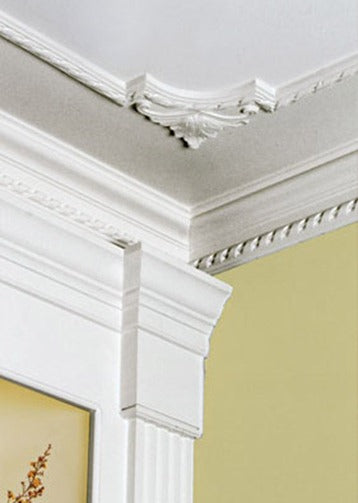 30ML di Cornice in polistirolo per soffitto modello "RIBES" (15 aste da 2ML) - Eternal Parquet