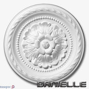 Rosone in polistirolo per soffitto modello DANIELLE diametro cm30 - Eternal Parquet