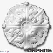 Rosone in polistirolo per soffitto modello DAPHNE diametro cm22 - Eternal Parquet