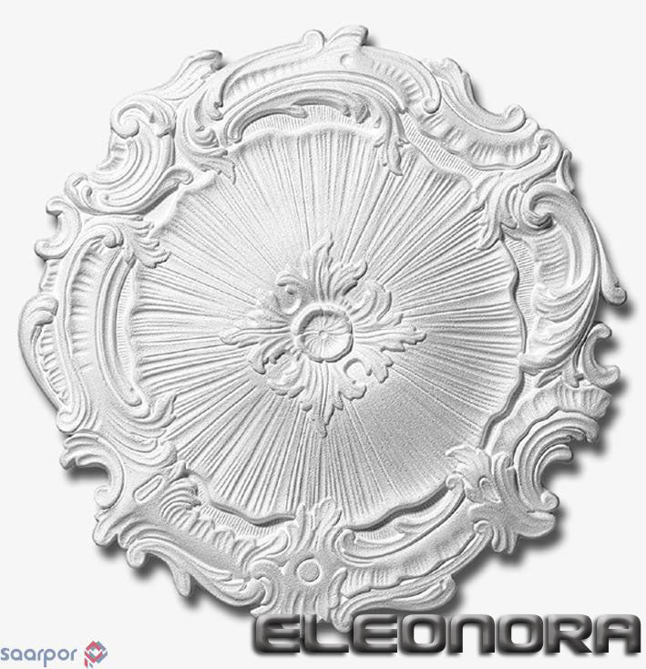 Rosone in polistirolo per soffitto modello ELEONORA diametro cm41 - Eternal Parquet