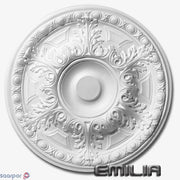 Rosone in polistirolo per soffitto modello EMILIA diametro cm48 - Eternal Parquet