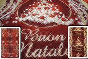 PASSATOIA TAPPETO NATALIZIO LUCCICANTE GLITTERATO per feste fiere casa e negozi - Eternal Parquet