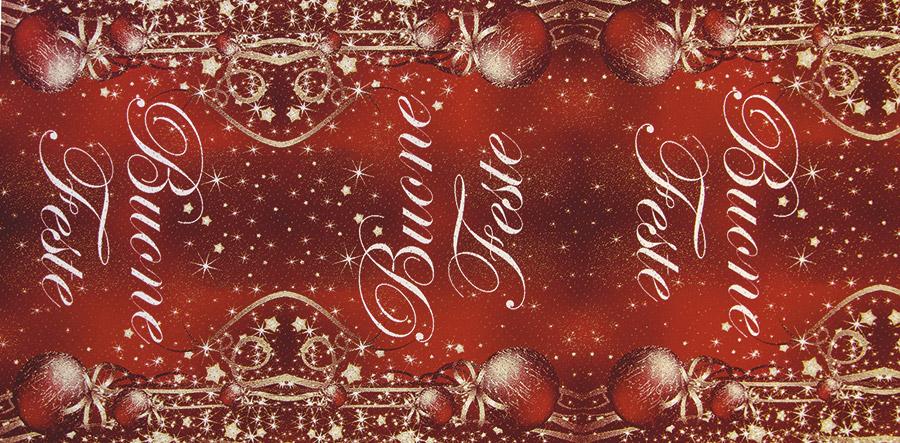 PASSATOIA TAPPETO NATALIZIO LUCCICANTE GLITTERATO per feste fiere casa e negozi - Eternal Parquet