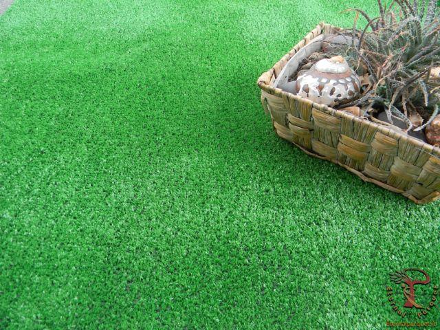 Prato in erba sintetica ROTOLO DA 50MQ tufting 100% polypropylene da 8mm (2mtx25) verde - Eternal Parquet
